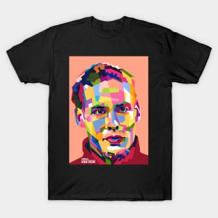 Abstract Virgil van Dijk T-Shirt